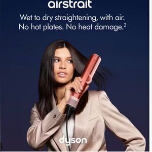 New Dyson Airstrait straightener in a Nickel and Copper Colorway